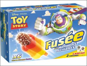 Tatoos Toy Story - Glace Fuse aux bonbons ptillants