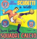 Albo raccolta Scudetti metallo nuove figurine Squadre Calcio