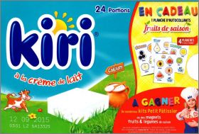 Kiri 4 Planches de 4 images Fruits de Saison - Kiri portions