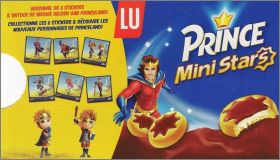 6 autocollants - Prince Mini Star - Lu - 2014 - Belgique