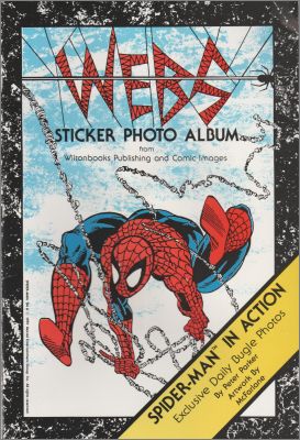 Webs Spider-Man in action - Sticker photo album  Marvel 1991
