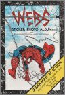 Webs Spider-Man in action - Sticker photo album  Marvel 1991