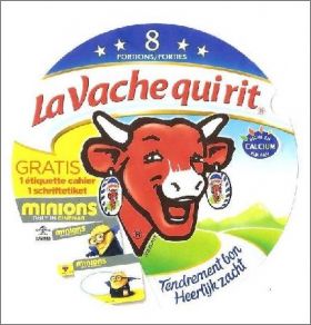 Les Minions - 4 Autocollants La Vache qui Rit Belgique 2015