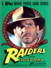 Raiders of the lost ark - Topps - Angleterre -1981