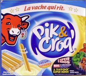 Marvel Heroes - 6 Tatouages - Pik & Croq' - France - 2005