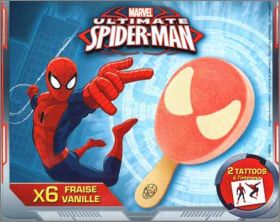 Ultimate Spiderman - 8 Tatouages - Glaces Rolland - 2015