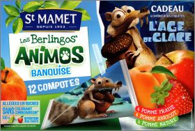 Berlingos Animos - 8 Etiquettes Age de Glace - St Mamet 2016