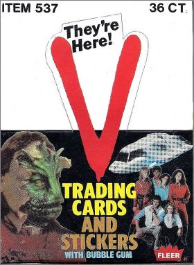 V the visitors trading cards and stickers - Fleer 1984 - USA