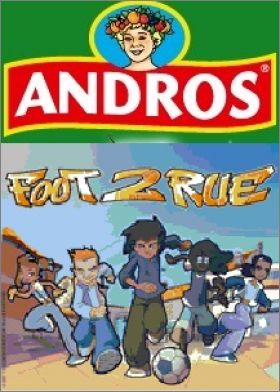 Foot 2 rue - 7 autocollants - Andros - 2010