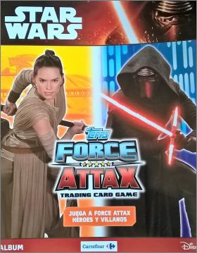 Star Wars Disney Force Attax - Carrefour - 2016 - Espagne