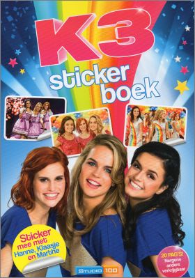 K3 stickerboek - Studio 100 - Belgique