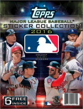 Major League Baseball Sticker Collection 2016 -  Topps - USA