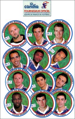 Champion du monde de Football - FRANCE 98 - Candia - 1998
