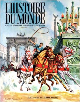 L'Histoire du Monde - Tome II Timbre TINTIN - 1960 Belgique