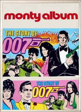 Monty  Album The Story of 007 Danjaq s.a Cards 1985 Pays-Bas