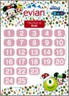 Calendrier de Noël - 25 stickers Disney Emoji - Evian - 2017
