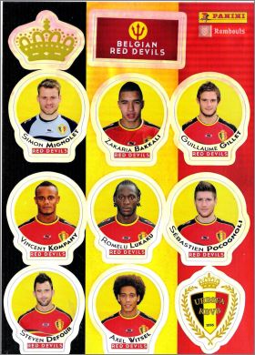 Belgian Red Devils - Images Caf� Rombouts/Panini - 2014