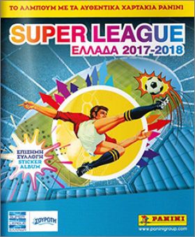 Super League Ellada 2017-2018 - Sticker Album - Panini Gr�ce