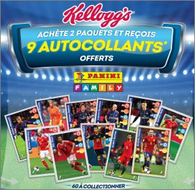 Football Superstar Autocollants Panini Family Kellogg's 2018