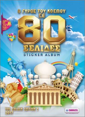 Around the World in 80 Pages - Sticker Album Carouzel - 2017