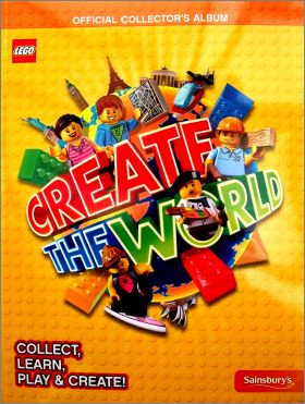 Lego Create the World - Album de cards -  Sainsbury's 2017