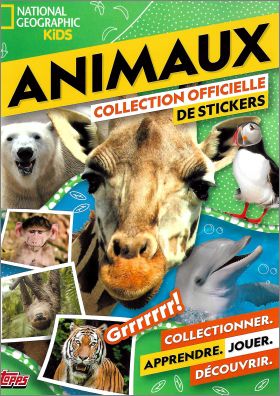 Animaux National Gographic Kids - Sticker Album Topps 2019