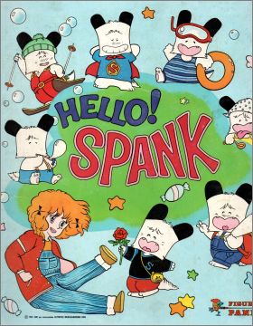 Hello Spank - Sticker Album - Panini - Italie - 1984