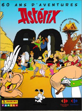 60 ans d'aventures Astrix - Carrefour / Panini Family 2019
