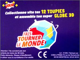 Toupies Fais Tourner le Monde Globe 3D Pitch Pasquier- 2019
