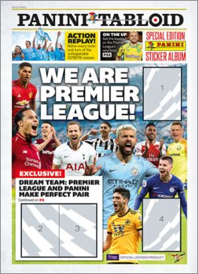 Premier League Panini Tabloid - Sticker Album - Panini 2019