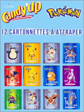 Pokmon - 12 cartonnettes " attraper"  Candy'up - 2019