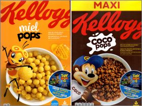 Toy Story 4 - 4 planches de stickers - Kellogg's - 2019