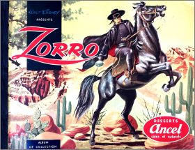 Zorro Walt Disney - Album de collection Desserts Ancel 1959