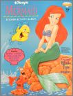 The Little Mermaid (Disney) Sticker Album Diamond - 1993 USA