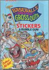 Baseball's Greatest Grossouts Stickers Bubble Gum Leaf 1989