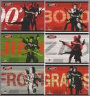 Cards JP1  JP6 verso