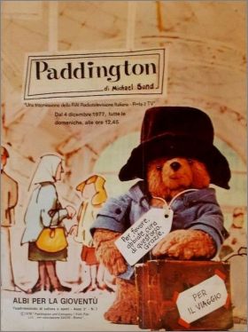 Paddington - Sticker Album - Editrice Imperia - Italie 1977