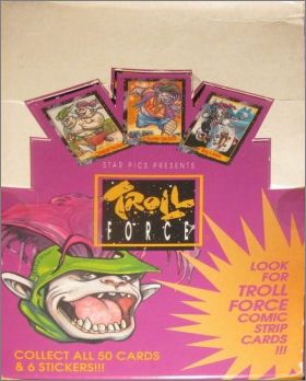 Troll Force - 50 cards & 6 stickers - Star Pics - 1992 - USA