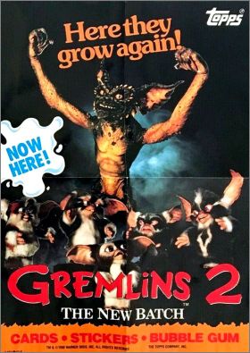 Gremlins 2 The New Batch - 88 Cards & 11 Stickers Topps 1990