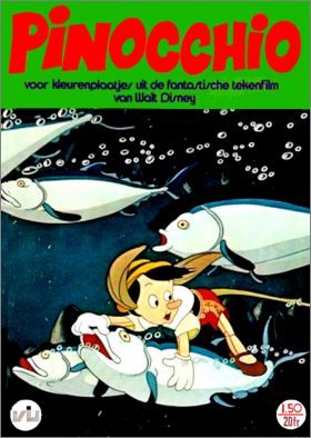 Pinocchio (Walt Disney) - Sticker Album - Vanderhout 1973