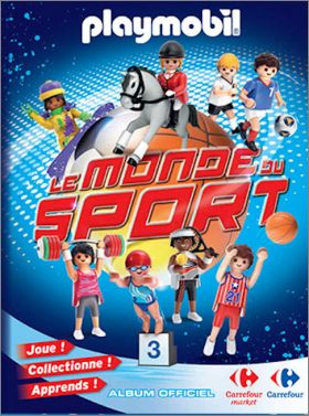 Playmobil® Le monde du sport - Album Officiel Carrefour 2021