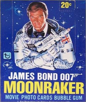 James Bond 007 Moonraker - 99 Cards & 22 Stickers Topps 1979