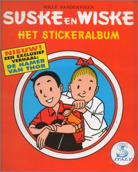 Suske en Wiske - Sticker album - Service Line - BeNeLux 1995