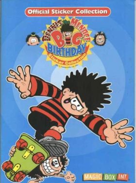 Dennis The Big Menace Birthday - Sticker - Magic Box - 2001