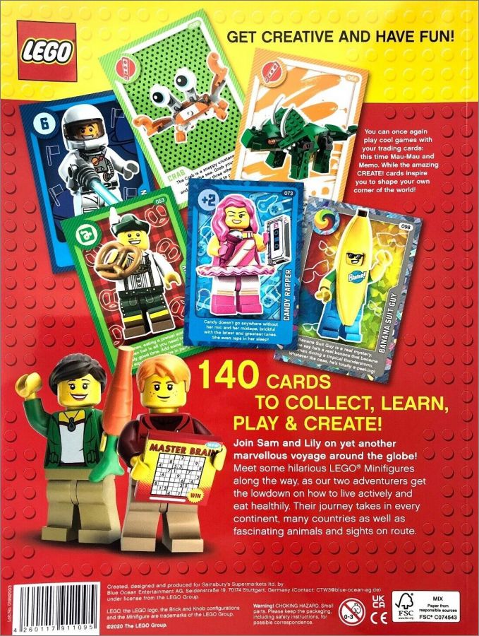 Lego Create the world Living Amazingly Cards Album 2020 Jouets
