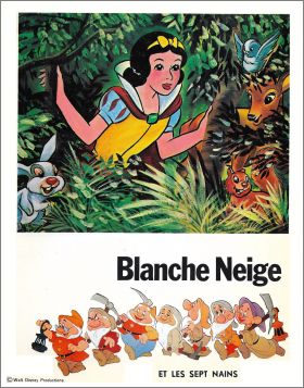 Blanche Neige et les 7 Nains - Walt Disney - Lesieur - 1970