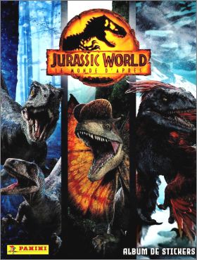 Jurassic World Le Monde d'aprs - Sticker+carte Panini  2022