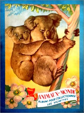 Animaux du Monde Album de Vignettes Collection Eclair 1950 1