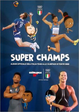 Super Champs - Sticker Album -  Esselunga - Italie - 2021