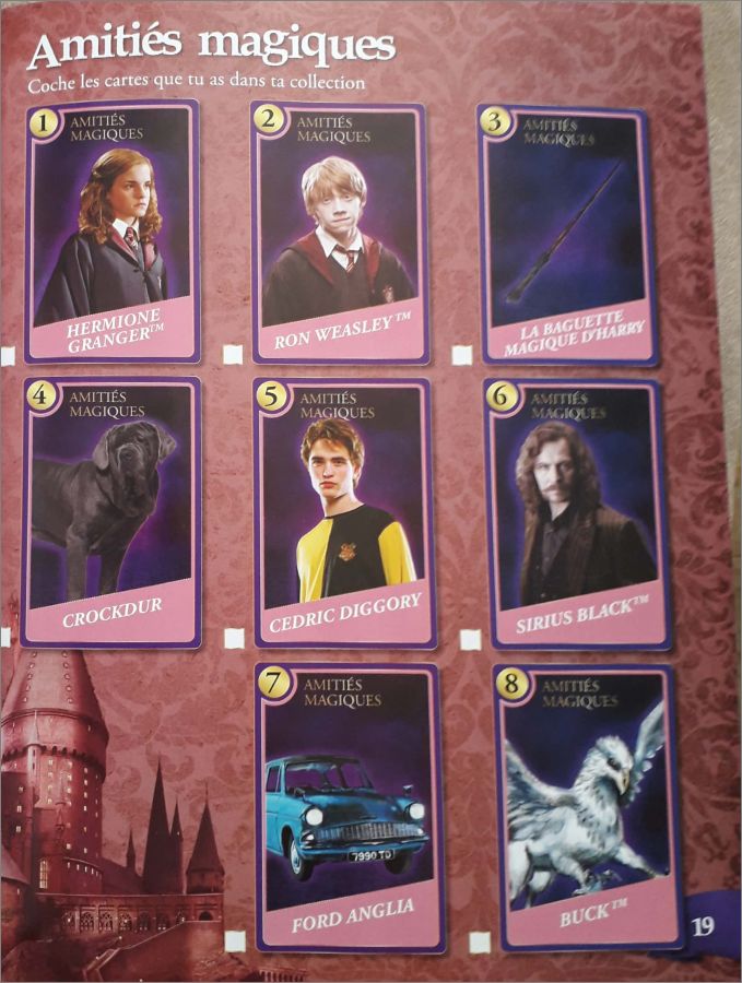 Album d'activités et cartes à collectionner Harry Potter - Harry Potter